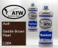 Preview: Audi, Saddle Brown Pearl, LQ84: 400ml Sprühdose + 400ml Klarlack - Set, von ATW Autoteile West.